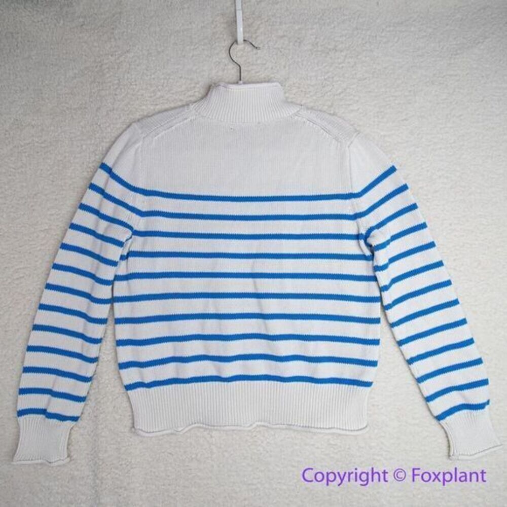 NEW J.‎ Crew New heritage Rollneck™ sweater in stripe, women size S - Picture 10 of 16